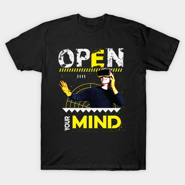 Open Your Mind T-Shirt by RadioaktivShop